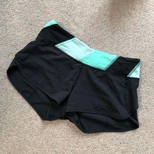 Lululemon speed run shorts